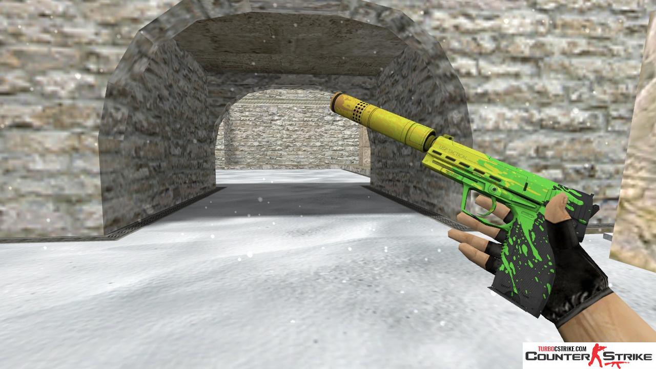 Модель HD USP «Fat Cap» с анимацией осмотра для CS 1.6