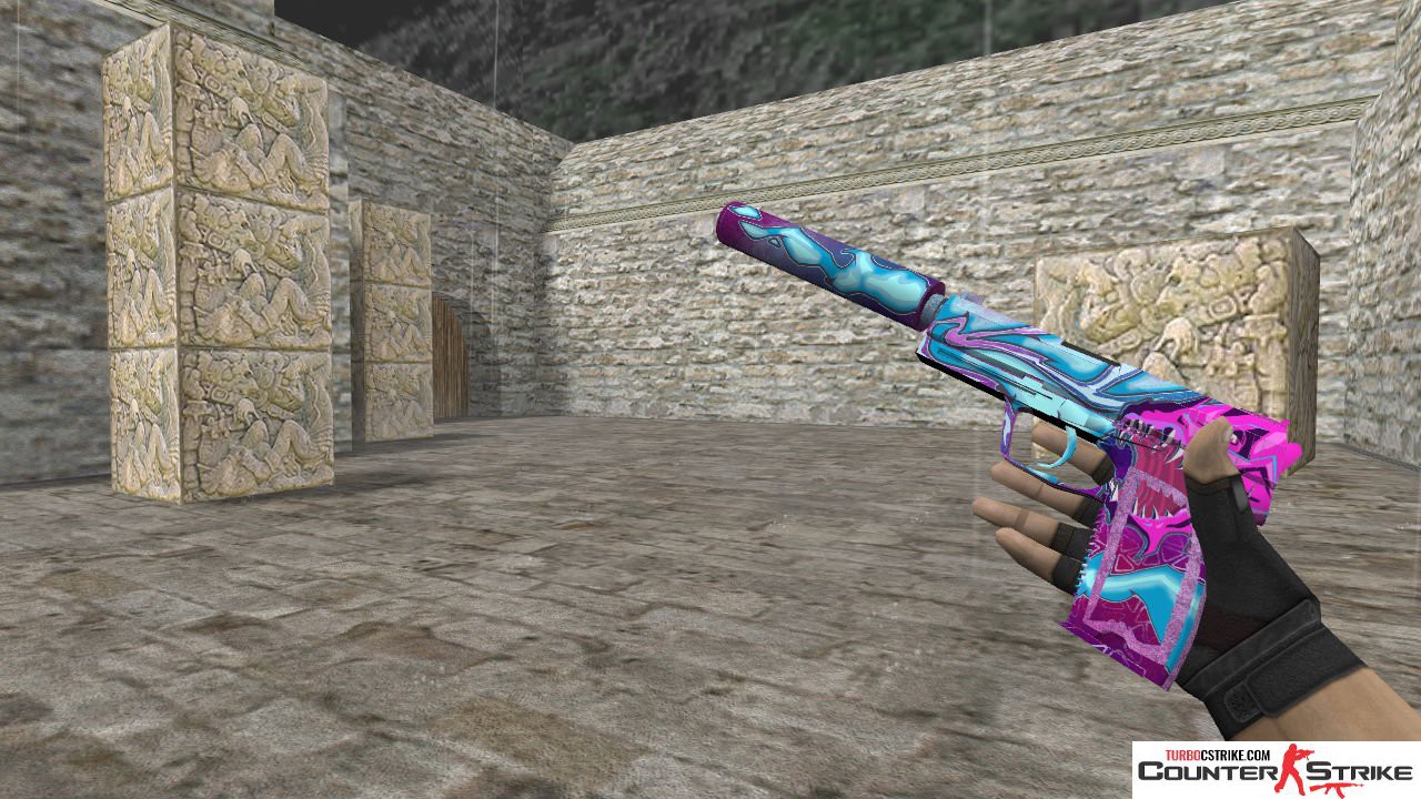 Модель HD USP «Pink Moster» для CS 1.6