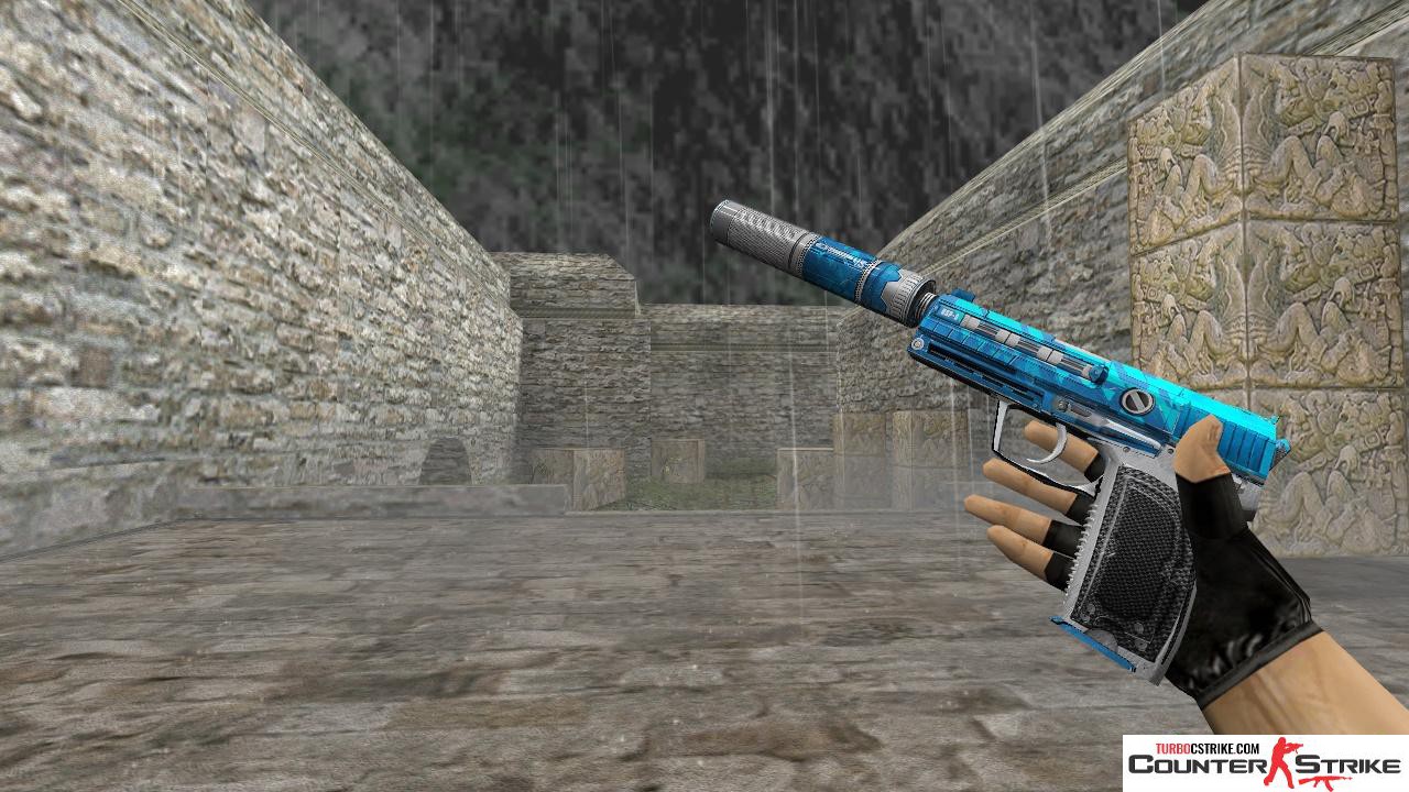 Модель HD USP «Silentum» с анимацией осмотра для CS 1.6