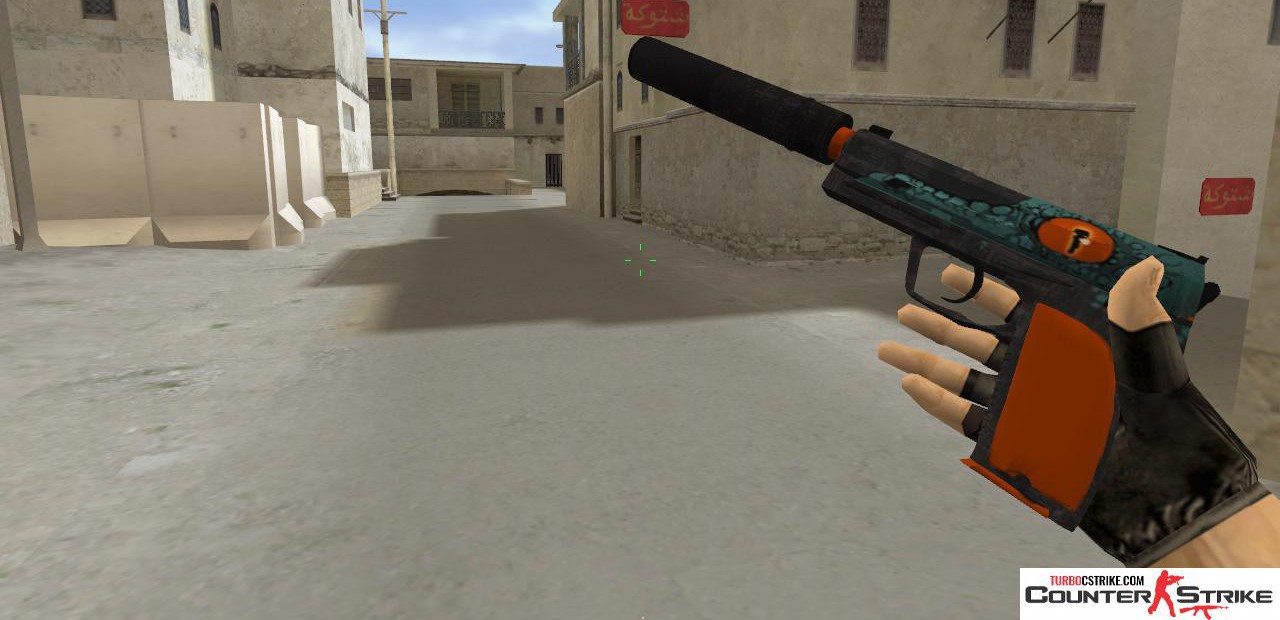 Модель USP «Кайман» с анимацией осмотра для CS 1.6