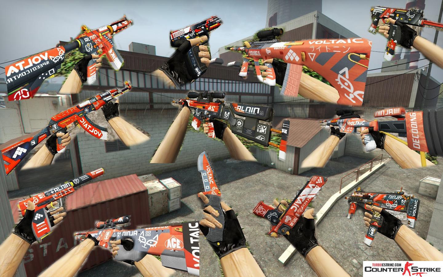 Пак скинов «Bloodsport» для CS 1.6