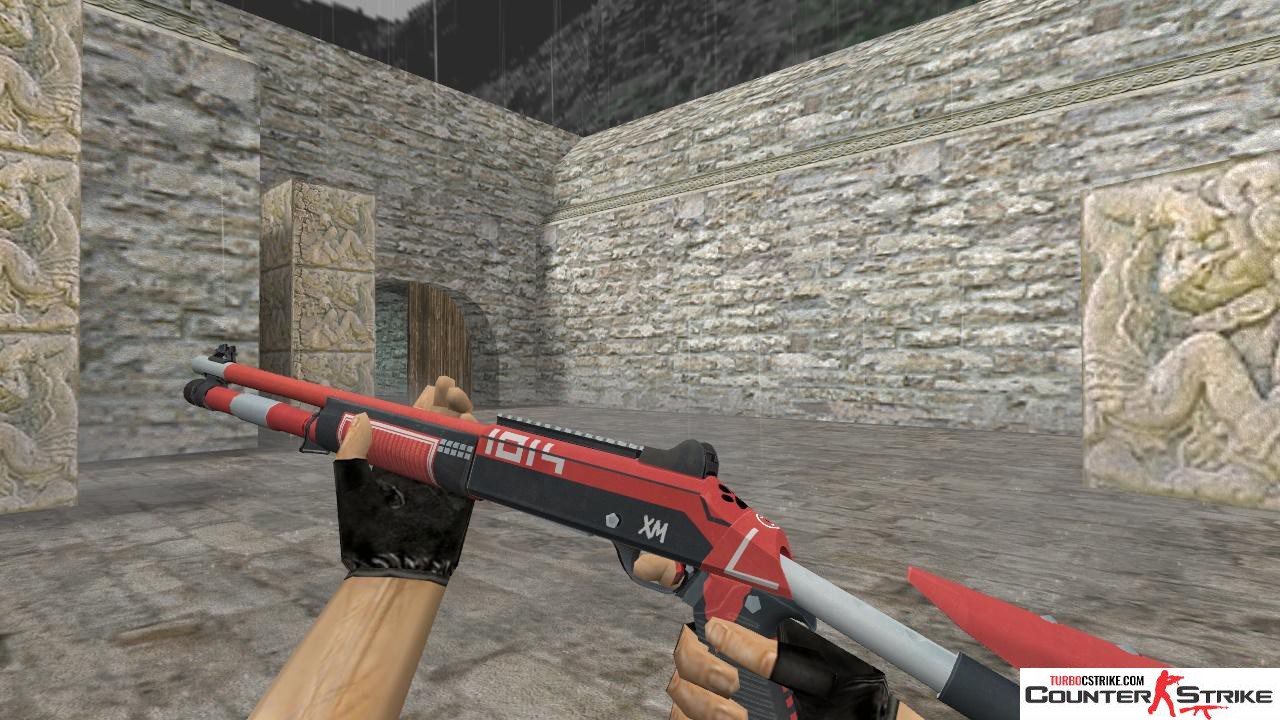 Модель HD XM1014 «Red Fury» для CS 1.6